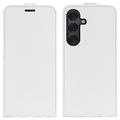 Samsung Galaxy S25 Vertical Flip Case with Card Slot - White