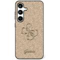 Samsung Galaxy S25+ Guess Fixed Glitter 4G Metal Logo Case