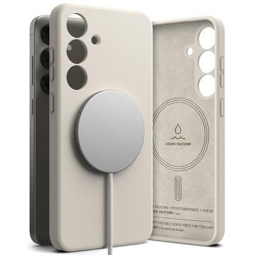 Samsung Galaxy S25+ Ringke Liquid Silicone MagSafe Case - Stone