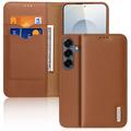 Samsung Galaxy S26 Dux Ducis Hivo Wallet Leather Case - Brown