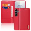 Samsung Galaxy S26 Dux Ducis Hivo Wallet Leather Case - Red