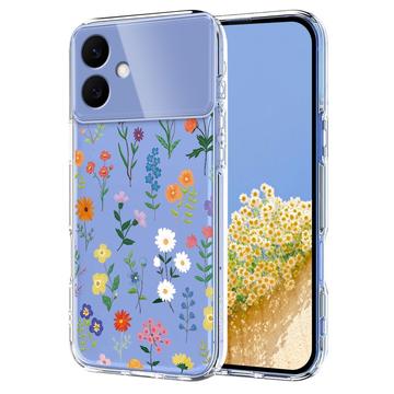 Samsung Galaxy S26 Edge Floral Pattern TPU Case
