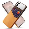 Samsung Galaxy S26 Edge KSQ Case with Card Pocket - Orange