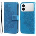 Samsung Galaxy S26 Edge Mandala Series Wallet Case - Blue