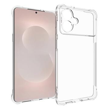 Samsung Galaxy S26 Edge Shockproof Silicone Case - Transparent
