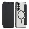 Samsung Galaxy S26 FE Flip Case with Card Slot - MagSafe Compatible - Black