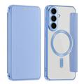 Samsung Galaxy S26 FE Flip Case with Card Slot - MagSafe Compatible - Blue