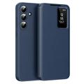 Samsung Galaxy S26 FE Smart Clear View Flip Case with Card Slot - Sapphire