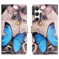 Samsung Galaxy S26 FE Style Series Wallet Case - Blue Butterfly
