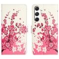Samsung Galaxy S26 FE Style Series Wallet Case - Pink Flowers