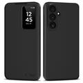 Samsung Galaxy S26 FE Tech-Protect Smart Clear View Flip Case with Card Slot