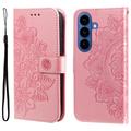 Samsung Galaxy S26/S26 Pro Mandala Series Wallet Case - Pink