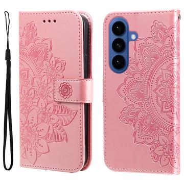 Samsung Galaxy S26/S26 Pro Mandala Series Wallet Case - Pink