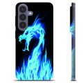 Samsung Galaxy S26+ TPU Case - Blue Fire Dragon