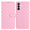 Samsung Galaxy S26 Pro Polka Dot Pattern Wallet Case - Pink