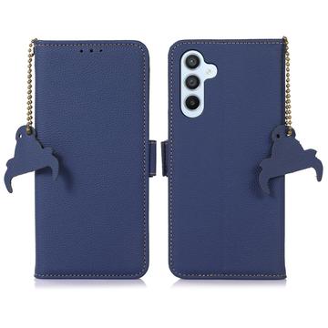Samsung Galaxy S26/S26 Pro Wallet Leather Case with RFID - Sapphire