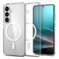 Samsung Galaxy S26 Spigen Ultra Hybrid Mag Case - White / Clear