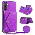 Samsung Galaxy S26 Stardust Case with Card Holder - Purple