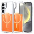 Samsung Galaxy S26 Two-Tone Hybrid Case - MagSafe Compatible - Orange