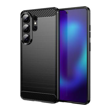 Samsung Galaxy S26 Ultra Brushed TPU Case - Carbon Fiber