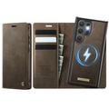 Samsung Galaxy S26 Ultra Caseme C49 2-in-1 Detachable Wallet Case - MagSafe Compatible, RFID - Coffee
