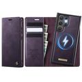 Samsung Galaxy S26 Ultra Caseme C49 2-in-1 Detachable Wallet Case - MagSafe Compatible, RFID - Purple