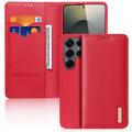 Samsung Galaxy S26 Ultra Dux Ducis Hivo Wallet Leather Case - Red