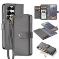 Samsung Galaxy S26 Ultra Dux Ducis Lawa Wallet Leather Case w. Magnetic Cover - Grey