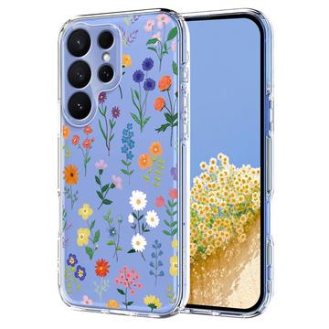 Samsung Galaxy S26 Ultra Floral Pattern TPU Case