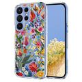 Samsung Galaxy S26 Ultra Floral Pattern TPU Case - Lilies