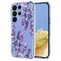 Samsung Galaxy S26 Ultra Floral Pattern TPU Case - Wisteria