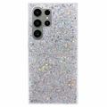 Samsung Galaxy S26 Ultra Glitter Flakes TPU Case - Silver