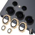 Samsung Galaxy S26 Ultra Hat Prince Glitter Camera Lens Protector - Gold