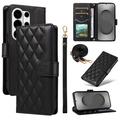 Samsung Galaxy S26 Ultra Luxury Quilted Wallet Case - Black