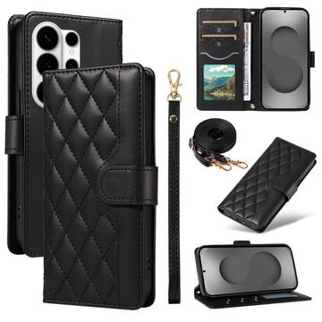 Samsung Galaxy S26 Ultra Luxury Quilted Wallet Case