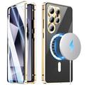 Samsung Galaxy S26 Ultra Magnetic Case with Tempered Glass Screen Protector - MagSafe Compatible - Gold