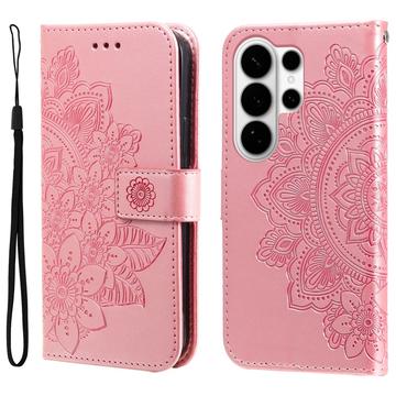 Samsung Galaxy S26 Ultra Mandala Series Wallet Case - Pink