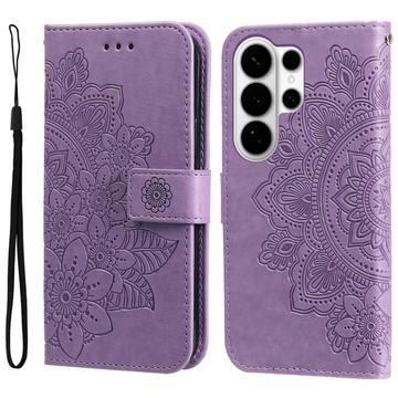Samsung Galaxy S26 Ultra Mandala Series Wallet Case - Purple