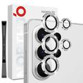 Samsung Galaxy S26 Ultra Northjo Rhinestone Camera Lens Protector Set - Silver