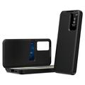 Samsung Galaxy S26 Ultra Smart Clear View Flip Case with Card Slot - Black
