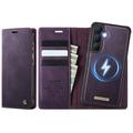 Samsung Galaxy S26+ Caseme C49 2-in-1 Detachable Wallet Case - MagSafe Compatible, RFID - Purple