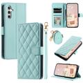 Samsung Galaxy S26+ Luxury Quilted Wallet Case - Green