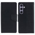 Samsung Galaxy S26+ Mercury Goospery Fancy Diary Wallet Case - Black