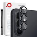 Samsung Galaxy S26+ Northjo Full Protection Matte Metal and Tempered Glass Camera Lens Protector - Black