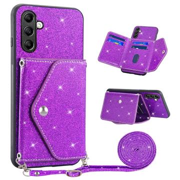 Samsung Galaxy S26+ Stardust Case with Card Holder - Purple
