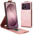 Samsung Galaxy S27 Pro Vertical Flip Case with Stand - Rose Gold
