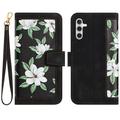 Samsung Galaxy S27+ Floral Wallet Case with Card Slots - Black