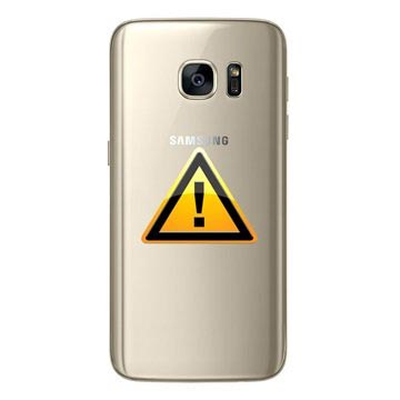 Samsung Galaxy S7 Battery Cover Repair - Gold