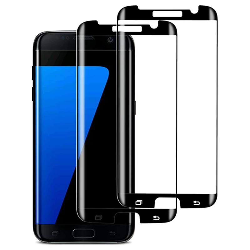 Galaxy S7 Edge Curved Tempered Glass Screen - 2 Pcs.
