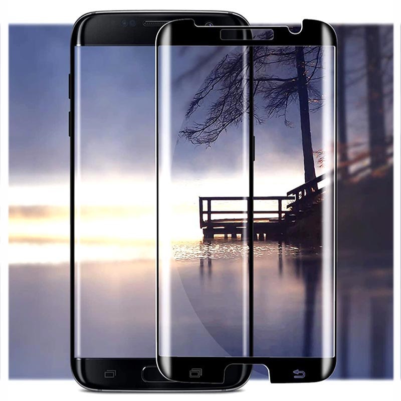 worst long span Samsung Galaxy S7 Edge FocusesTech Curved Tempered Glass Screen Protector -  2 Pcs.